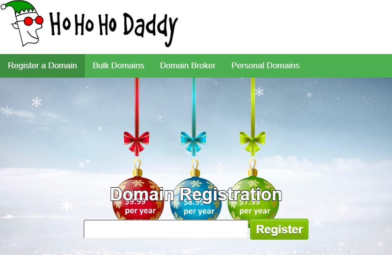 HoHoHo Daddy web page